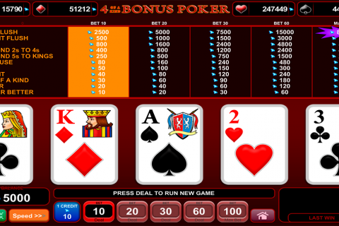 of a kind bonus poker egt