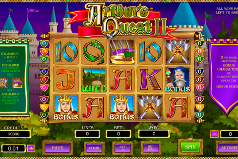 arthurs quest ii amaya spielautomaten