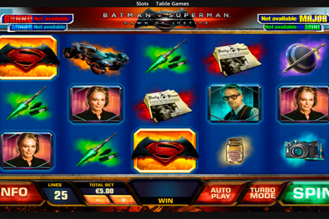 batman vs superman playtech spielautomaten