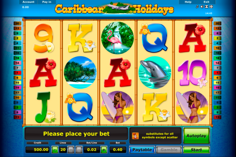 caribbean holidays novomatic spielautomaten