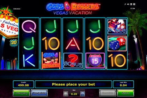 cops n robbers vegas vacation novomatic spielautomaten