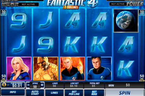 fantastic four  lines playtech spielautomaten