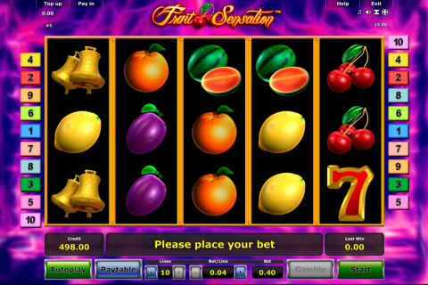 fruit sensation novomatic spielautomaten