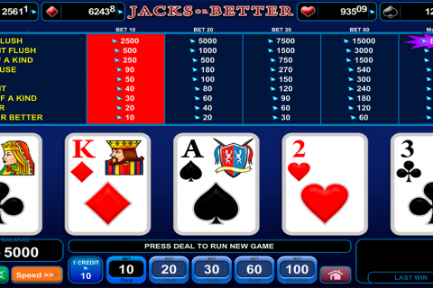 jacks or better poker egt