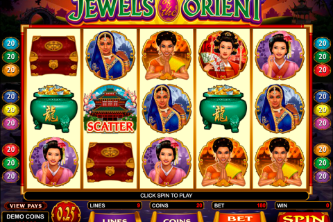 jewels of the orient microgaming spielautomaten