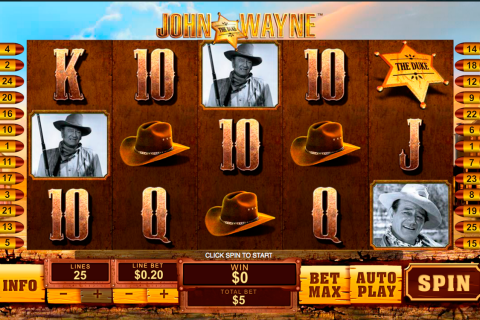 john wayne playtech spielautomaten