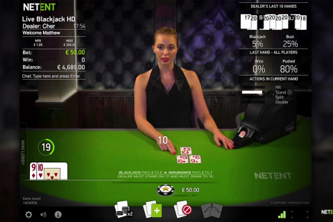 live common draw blackjack netent online