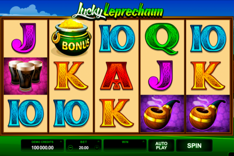 lucky leprechaun microgaming spielautomaten