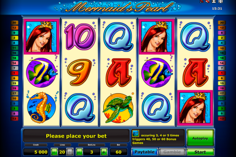 mermaids pearl delue novomatic spielautomaten