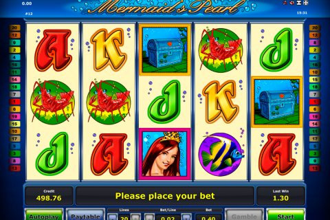 mermaids pearl novomatic spielautomaten