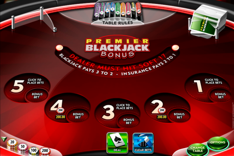 premier blackjack multihand euro bonus gold microgaming online