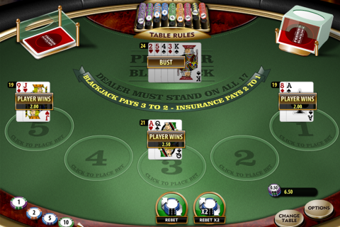 premier blackjack multihand gold microgaming online