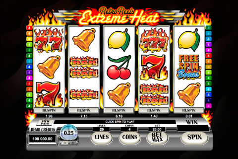 retro reels etreme heat microgaming spielautomaten