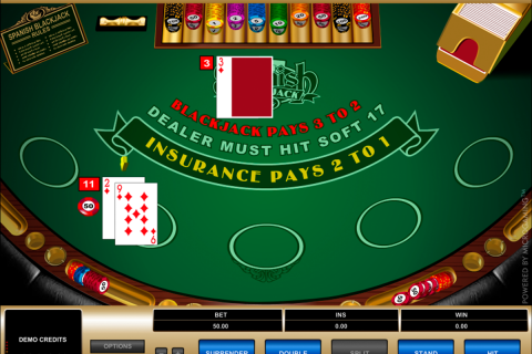 spanish blackjack microgaming online