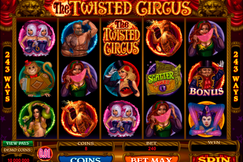 the twisted circus microgaming spielautomaten