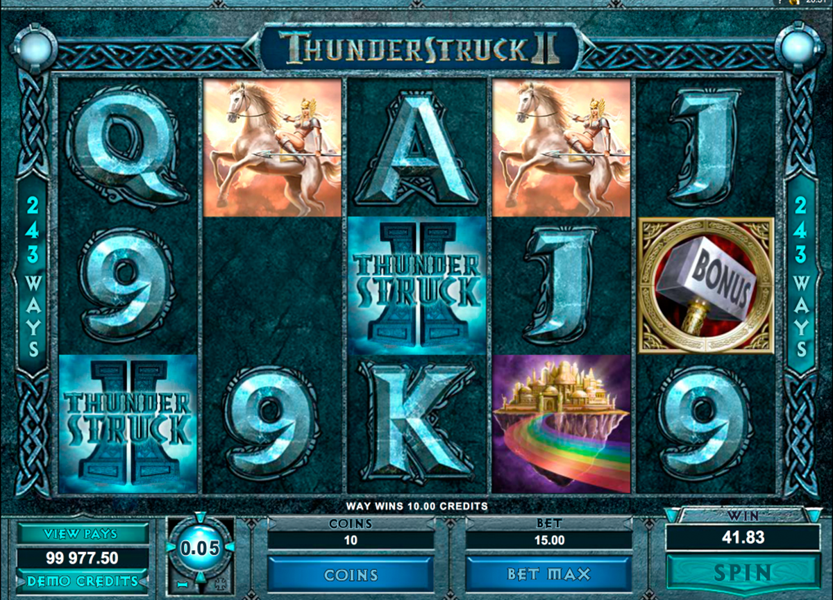 thunderstruck ii microgaming spielautomaten 