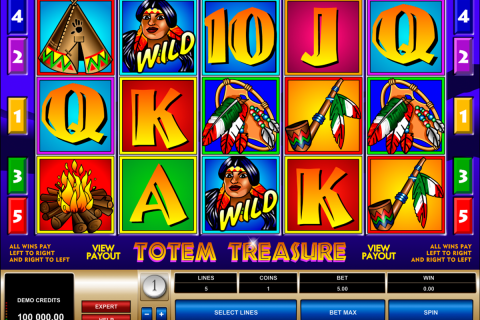 totem treasure microgaming spielautomaten