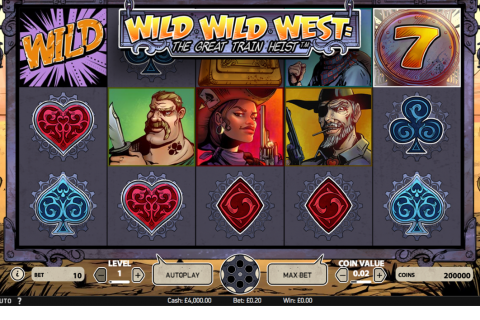 wild wild west the great train heist netent spielautomaten