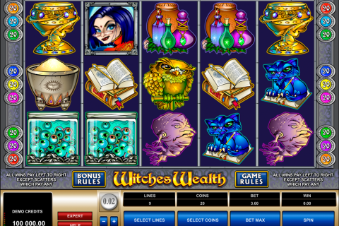 witches wealth microgaming spielautomaten